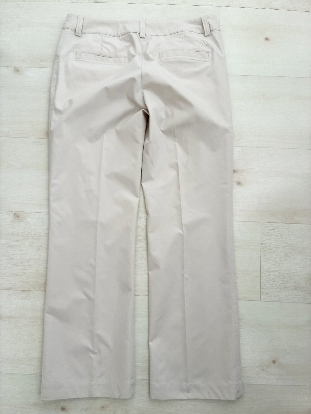 Adidas Climalite Women's Flat-Front Performance Golf Pants Beige AE7002 Size 10
